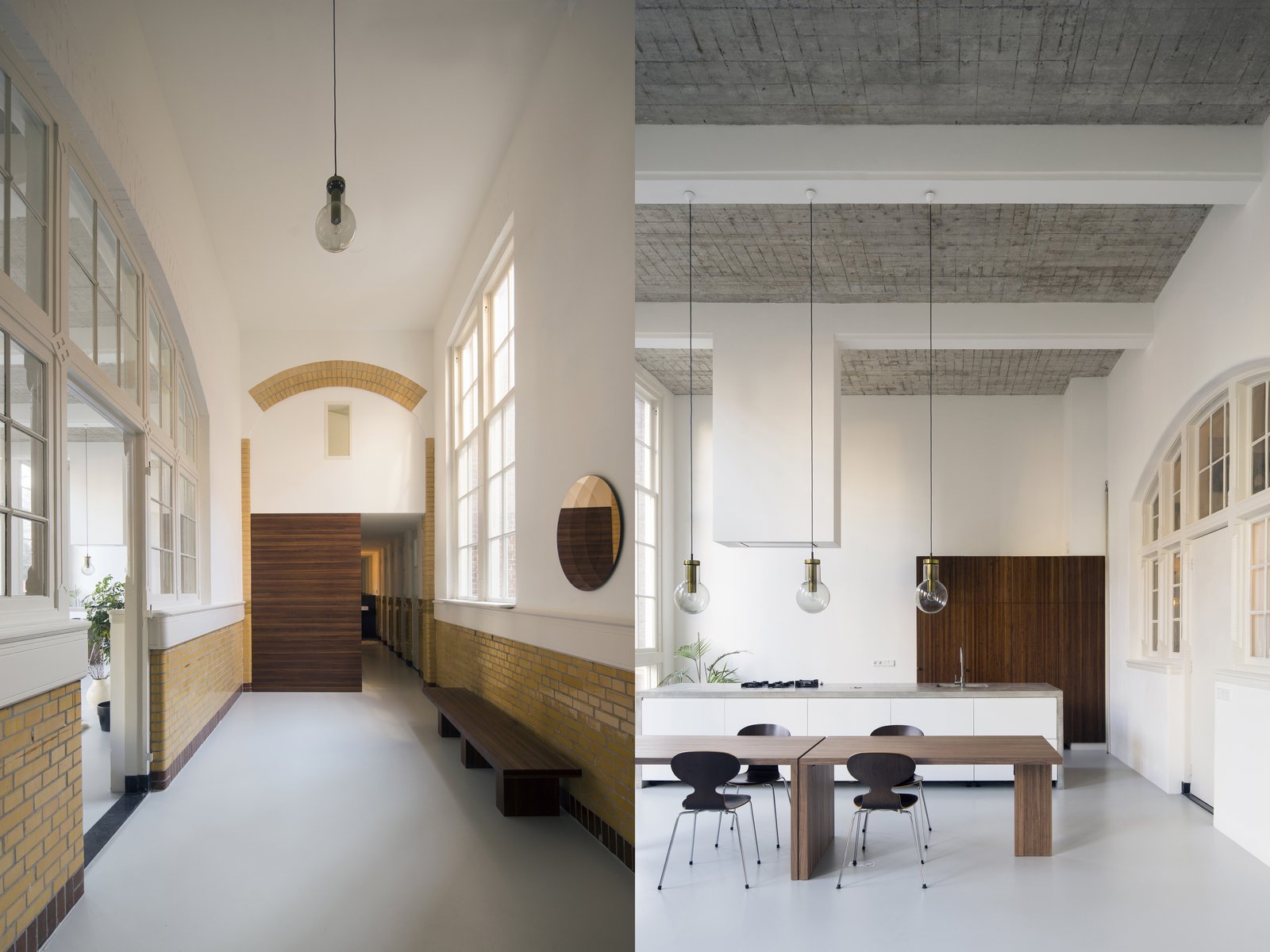 An old school in Rotterdam than was converted into residential apartments.