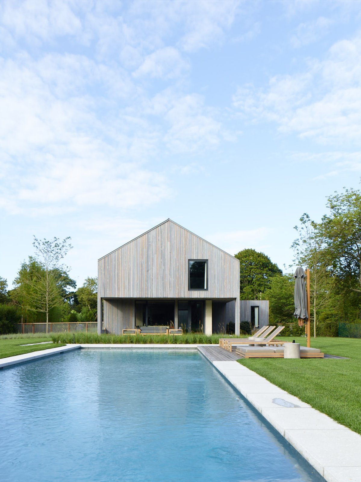 An expansive lap pool.