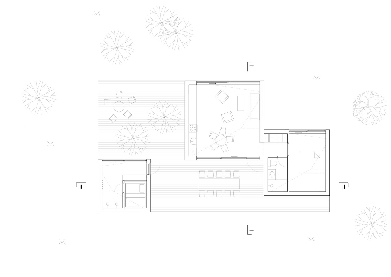 Floor plan drawing.