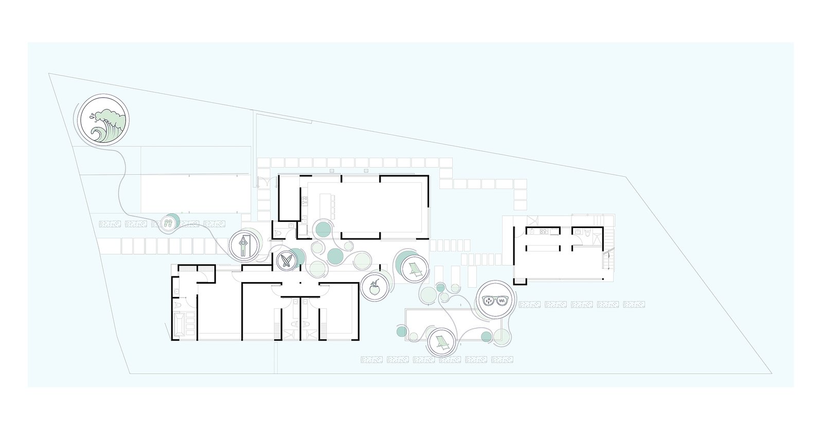 Floor plan drawing.