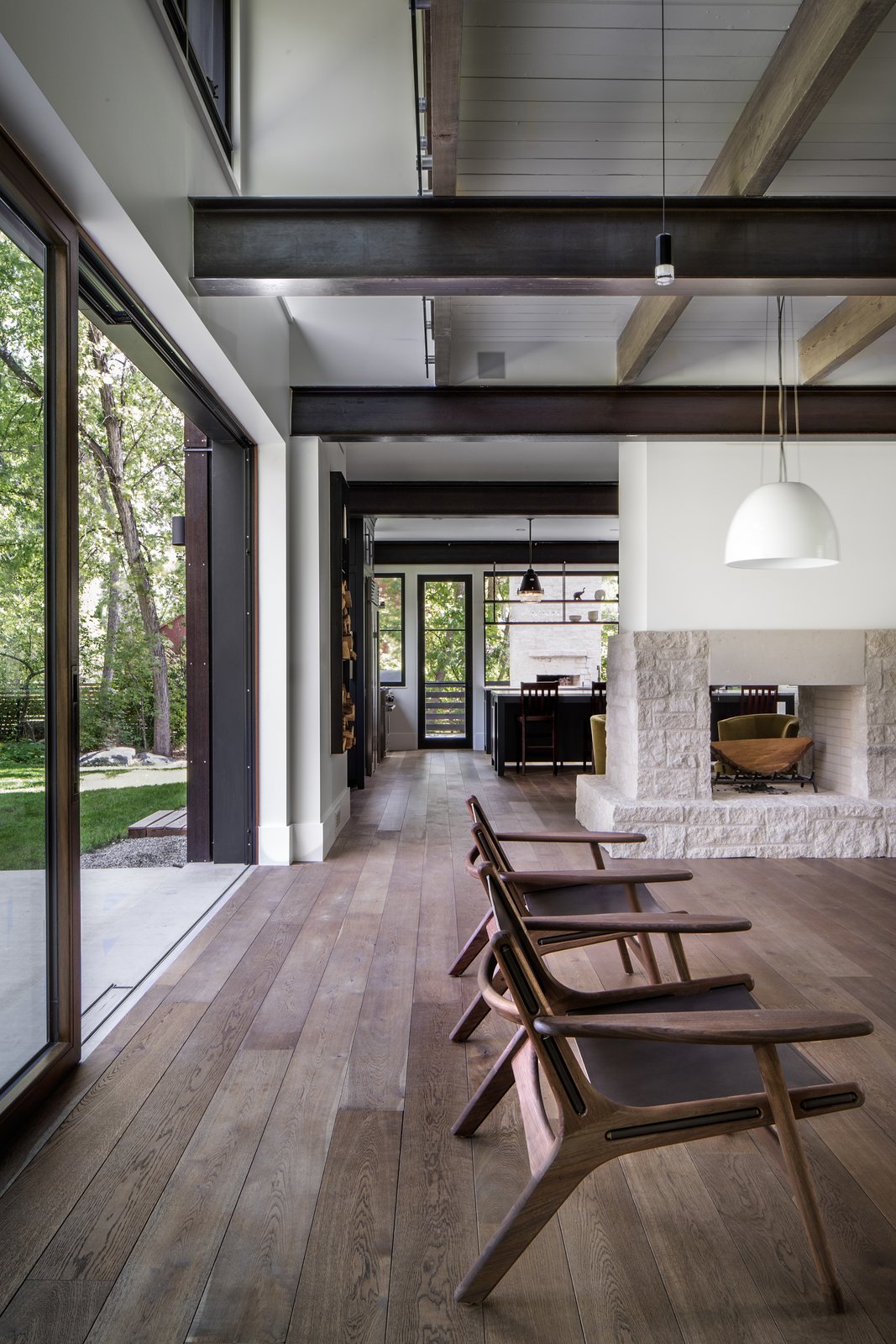 The chairs pictured above are from Room and Board.