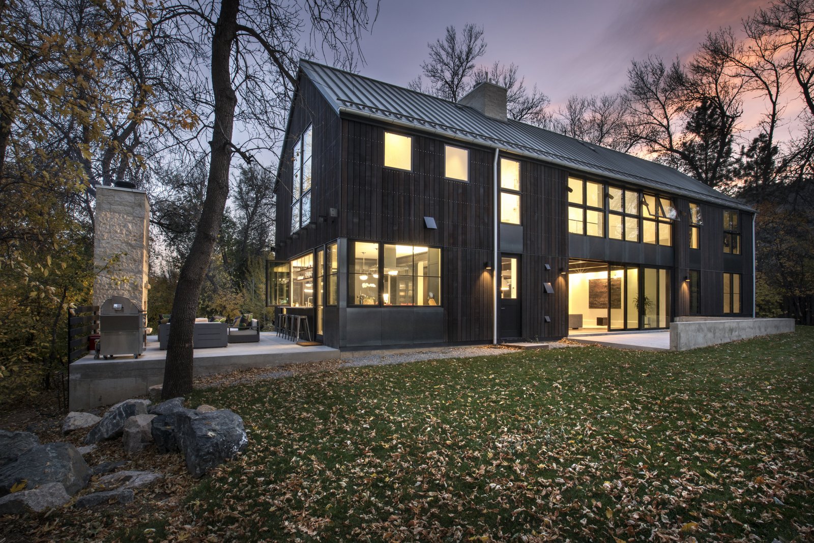 The house has two spacious outdoor patios for entertaining.