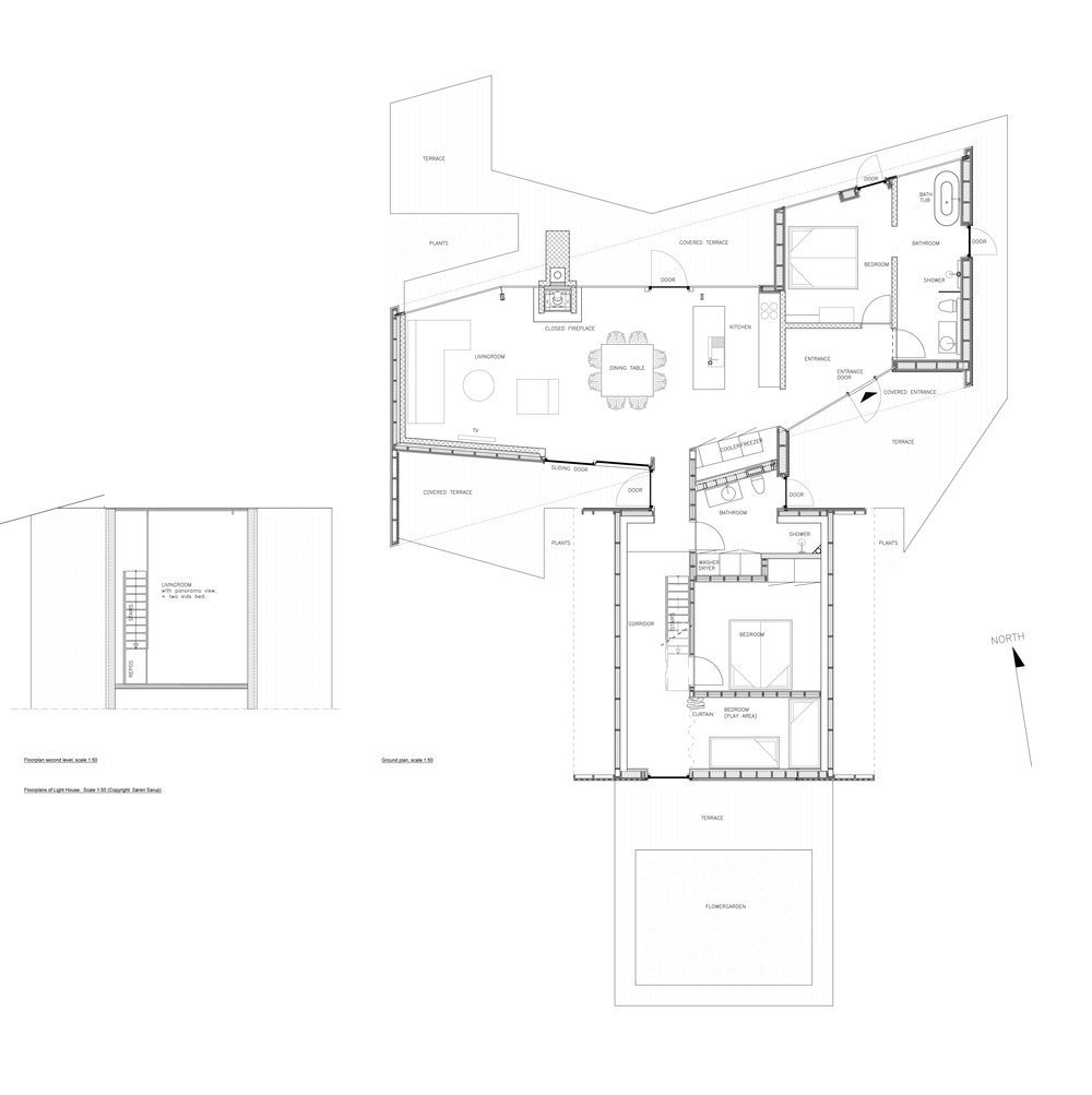 Floor plan drawing.