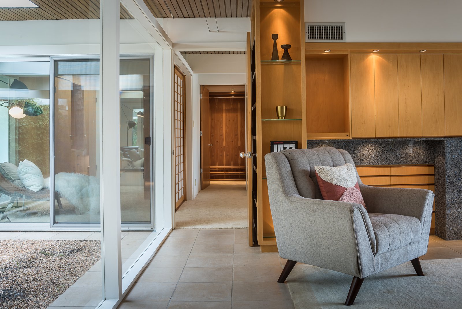 The home's former owner is composer and musician Paul Buckmaster.