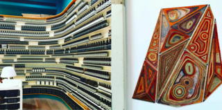 Instagram / Sydney / Australia - Photo 4 of 13 - Aesop's Strand Arcade Store, CBD, Koskela with a collaborative exhibition by Australian Artist Mavis Warrngilna Gambarr Photography: Marcus Hay for SMH, Inc