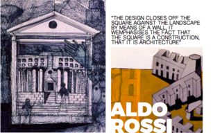 Inspiring Icons/ Aldo Rossi - Photo 4 of 9 - Left and Right: Sketches for Aldo Rossi's projects