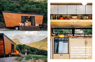 The amazing "Woody" These images first appeared on Dwell in A Tiny DIY Trailer Home Built by a couple on a budget at Dwell here. 