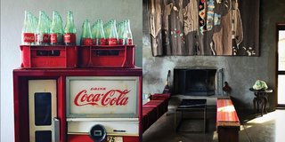Instagram / Marfa / Texas - Photo 2 of 6 - Left: Coke bottles at Bad Hombres, Right: Capri Bar, Photography: Marcus Hay for SMH, Inc 