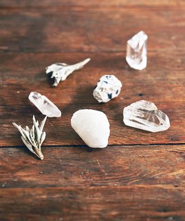 How to Use Crystals in Your Home - Photo 1 of 3 - Crystals can serve many functions in your home space. Source: Asami Zenri/Ashley Neese