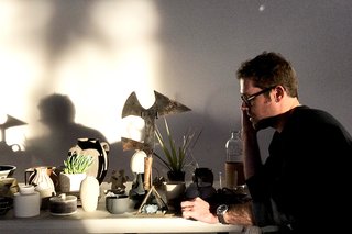 Essential Quilts: Behind the Design + Styling Tips - Photo 8 of 8 - Portrait of a stylist. Scott Horne, on set with his collection of props, offers brilliant inspo and ideas; Source: Nicole LaMotte/Parachute