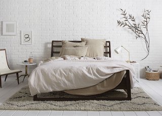 Toast Linen: Behind the Design + Styling Tips - Photo 5 of 6 - Toast and Blush Linen framed with clean, simple and natural props for a soft touch; Source: Nicole LaMotte/Parachute 