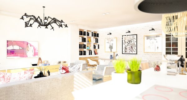Previously existing walls were brought down, in order to create an open space, unifying a kitchen, a dining room and a living room. Merging aesthetic continues on to the bedroom, where two sinks and the wardrobe become the part of the room, as opposed to traditional approach of keeping them locked away from eye.
The apartment overlooks the city and the mountains, and for the outer visual richness to be fully embraced, the windows were enlarged to the wall scale.
Photo 3 of Double N Residence modern home