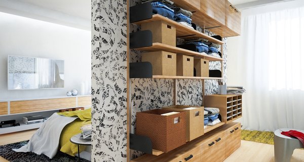 Previously existing walls were brought down, in order to create an open space, unifying a kitchen, a dining room and a living room. Merging aesthetic continues on to the bedroom, where two sinks and the wardrobe become the part of the room, as opposed to traditional approach of keeping them locked away from eye.
The apartment overlooks the city and the mountains, and for the outer visual richness to be fully embraced, the windows were enlarged to the wall scale.
Photo 10 of Double N Residence modern home