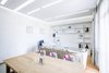 The low budget, family house project posed a challenge of conveniently arranging multiple rooms in small area. Pre-reconstruction edges of the walls were toned down, in order to conform to the new, minimalistic aesthetics and letting two colors prevail in the interior was also the part of the concept.
The white walls and the large mirrors make the space appear sizable. The wooden components of the interior bring a unifying ambience into play. The technical lighting illuminates the rooms without distracting the eye.
Photo 3 of PureLight modern home