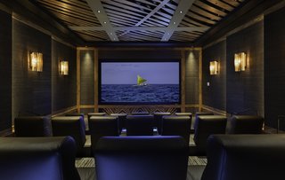 Private 21-seat movie theater.