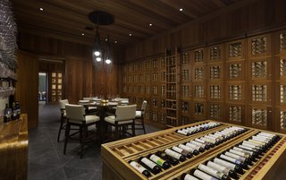 Member wine storage and prized collection.