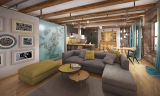 Industrial Style Heaven in this Boston Loft - Photo 3 of 7 - Competition: Boston Loft Interior, Massachusetts