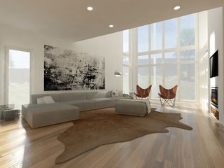 Competition: Redesign of Contemporary Living Room, Dallas, Texas