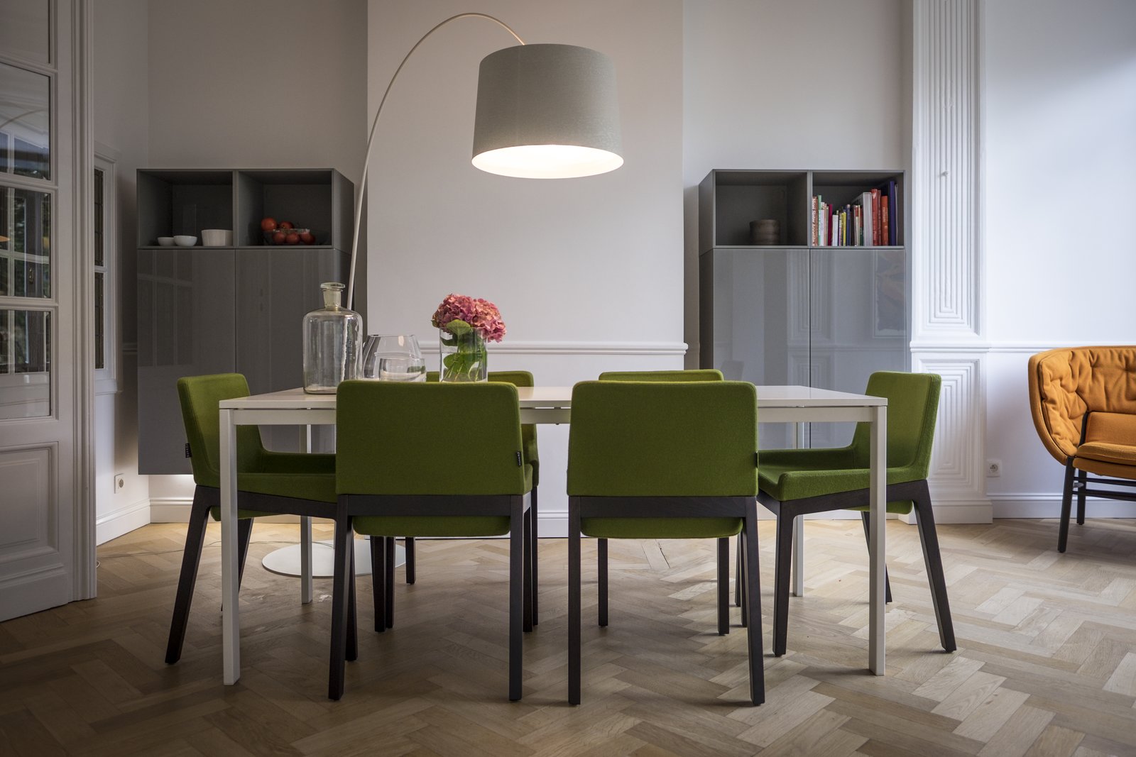 The dining room