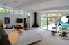 The seamless 1957 family room addition with shed roof, keeps the flow of the original design of the home. has since been transformed into a calming master en-suite including built-in cabinetry, wood-burning fireplace, direct access to the pool area and a luxe spa-like bathroom with adjoining walk-in closet. Photo 12 of Winning Design | Edward H. Fickett, F.A.I.A | Mid-Century Modern | Encino, CA modern home