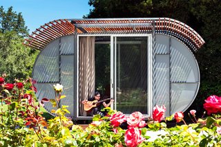 Bellomo Architects’ modular House Arc, which was just a prototype before, is now being fabricated. The House Arc can be ordered online and shipped to any location, where it can be assembled by the user or community. 