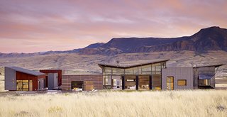 5 NanaWall Bifold Door Projects That Redefine Architectural Possibilities - Photo 2 of 5 - For this Wyoming vacation home, the goal was to create a sustainable design that incorporated as many "green" materials as possible. The NanaWall systems used are all-aluminum and have minimal sightlines which suited the aesthetics of the project.