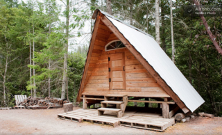Alfie the A-Frame and 10 Other A-Grade Accommodations - Photo 3 of 11 - This small, rustic, hand-built cabin deep in the Northern California woods is part of a remote, off-grid "village" that includes a few other cabins, goats, chickens, dogs, cats, permaculture gardens, and all kinds of cool, sustainable, DIY infrastructure. 