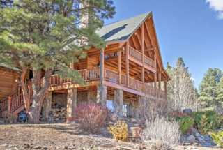 Alfie the A-Frame and 10 Other A-Grade Accommodations - Photo 11 of 11 - Grant yourself the ultimate escape to the Grand Canyon State with this a stunning 3-bedroom, 3.5-bathroom Flagstaff vacation rental cabin, which sleeps 10 guests comfortably. It's chock-full of amenities and situated in a private scenic landscape.