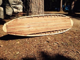 Crafting a Hollow Wood Surfboard from Old-Growth Redwood - Photo 12 of 26 - Taking shape.