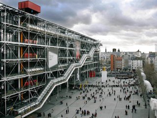 12 Renzo Piano Buildings We Love - Photo 7 of 12 - National Geographic described this design as "love at second sight." The Centre Georges Pompidou in Paris revolutionized museum design, showcasing a busy center for social activities and cultural exchanges. The building appears to be turned "inside out," revealing its inner workings. 