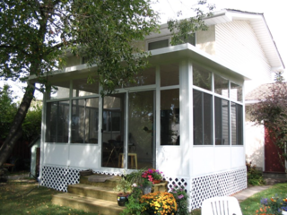 Canadian-based Desert Sun Patios claims that a sunroom will add a "60 to 70%" return to your home investment. Their models are designed in heavy-duty, weather-proof materials engineered to temper those harsh Northern winters.