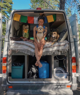 9 Adventure Seekers Who Celebrate Small Space Living Through the Van Life - Photo 8 of 10 - "Adventure culture isn’t about privilege," says Noël Russell. She continues, "It isn’t about vacation with pay, or sponsored trips to the tropics, or alpine ascents (though, for some, it is). Adventure culture is a spirit of curiosity and awe. It's approaching the everyday—and the fantastic—with boldness and grit. I work at a homeless shelter, and every day is an adventure. My daily view doesn’t fit the aesthetic of outdoor magazine ads or travelogues, but every day I get to explore new corners of people's hearts."
