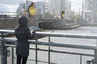 Say Goodbye to the Cold With a Look Back at Two of Toronto’s Winter Design Exhibits - Photo 4 of 5 - "Tailored Twins" installation by Ferris + Associates installation is part of the Ice Breakers festival, located at the Peter Street Basin in Toronto.