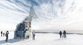 Say Goodbye to the Cold With a Look Back at Two of Toronto’s Winter Design Exhibits - Photo 3 of 5 - "Flotsam and Jetsam" installation by a team from the University of Waterloo.