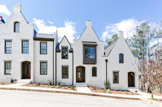 An Eco-Friendly Community Outside of Atlanta Celebrates Nature and Sustainability - Photo 8 of 10 - Even townhouses located next to each other are distinct while featuring the same architectural language.