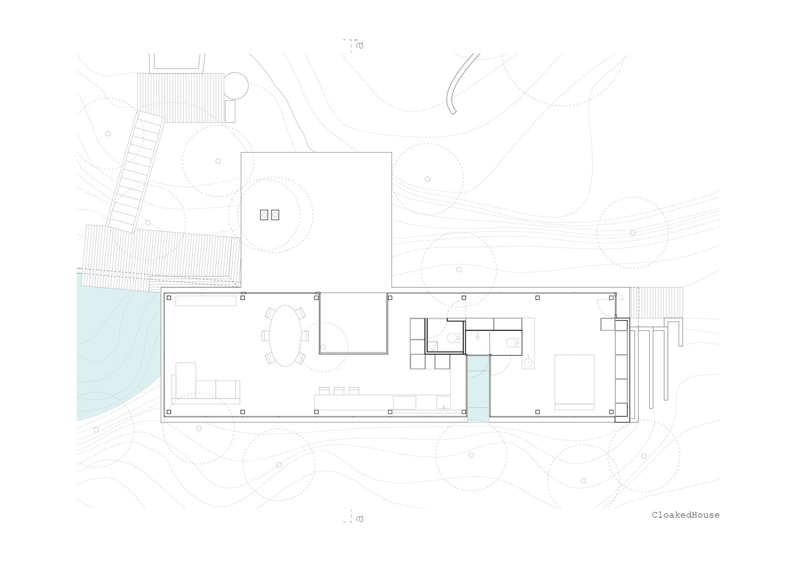 The plan of the Cloaked House.