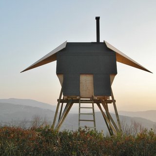 Escape to One of These 10 Otherworldly Outdoor Saunas - Photo 4 of 10 - The sauna is named after Huginn and Muninn, two ravens in the Norse myth The Odin. 