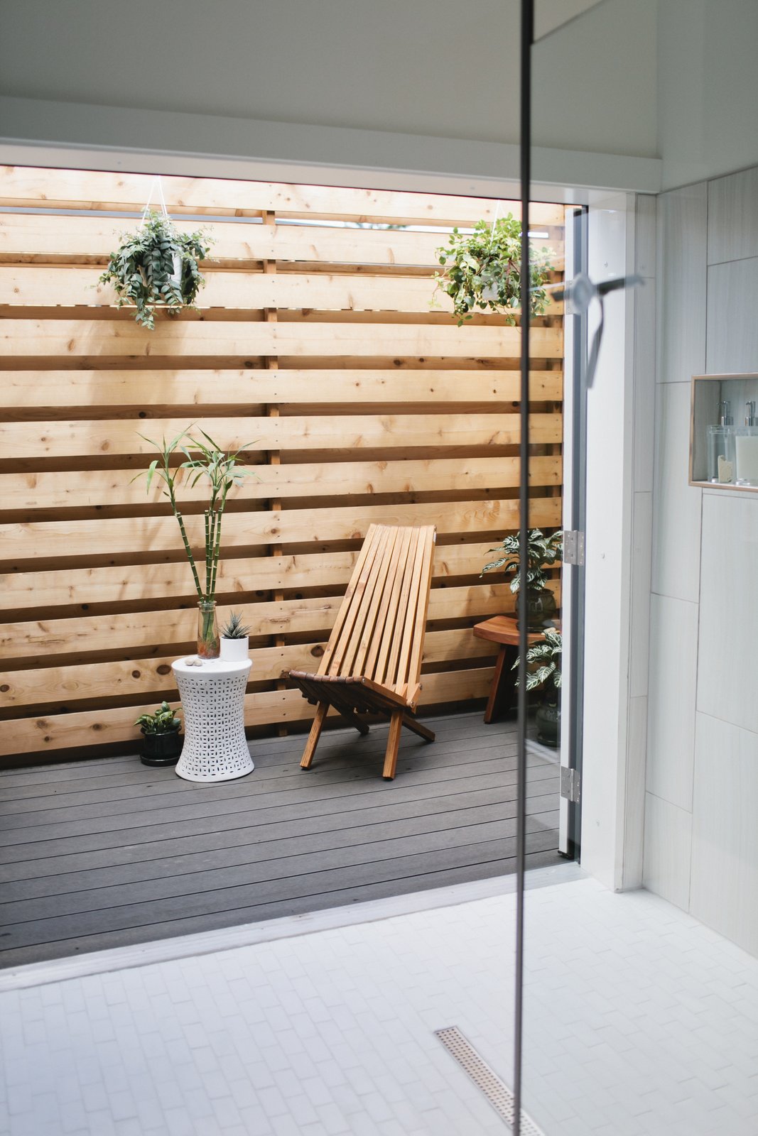The Meadow Suite features a private deck.