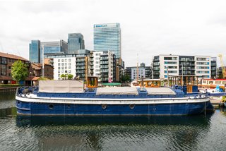 Londoners Can Live in This Scandinavian-Inspired, Converted Barge For $424K - Photo 1 of 9 -