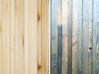A Modern Micro-House in Portland Clad in Local Fir - Photo 3 of 8 - The exterior skin, a board and batten system made of local fir, was built in FWD's fabrication studio.