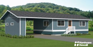 7 Hawaiian Prefabs and Kit Homes - Photo 7 of 7 - Hardware Hawaii offers eight kit home options. The roof styles, decks, carports, and more can be customized to fit your own personal taste.
