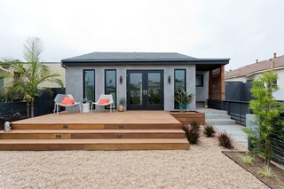 Merging Inside and Out, an L.A. Firm Modernizes a 1940s Abode - Photo 4 of 18 - Front Deck & Entry Door
