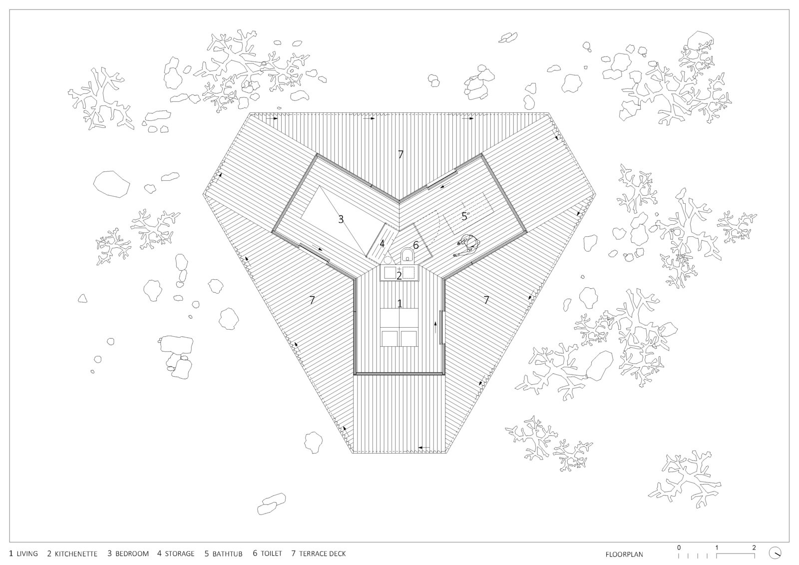 La Casa del Desierto floor plan