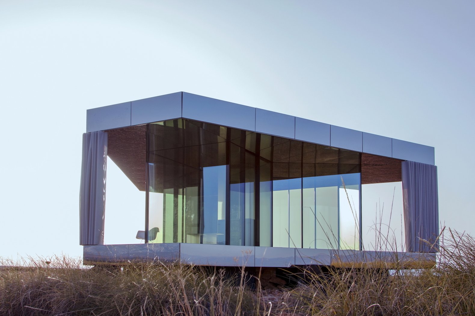 The house is completely off-grid.