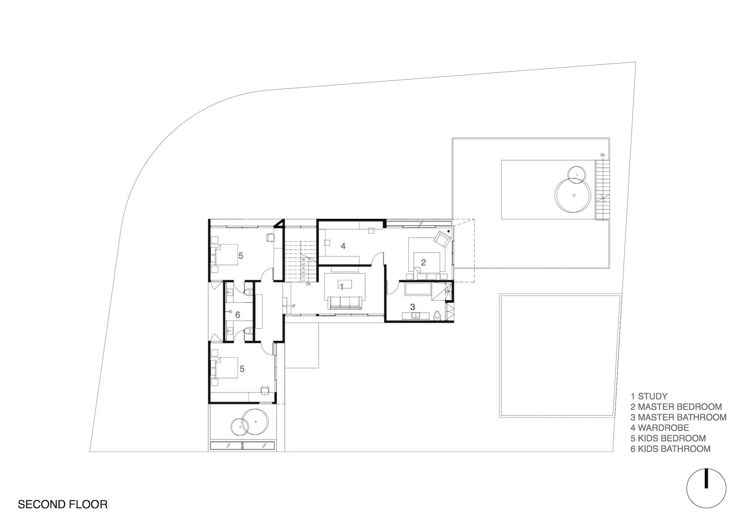 House of Inside and Outside Second Floor