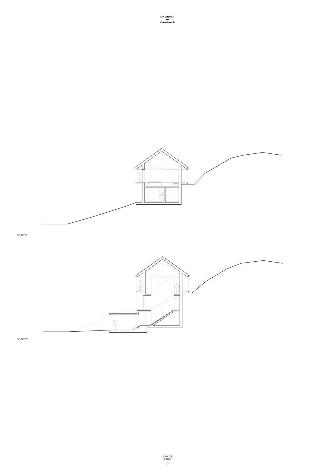Höller House sections