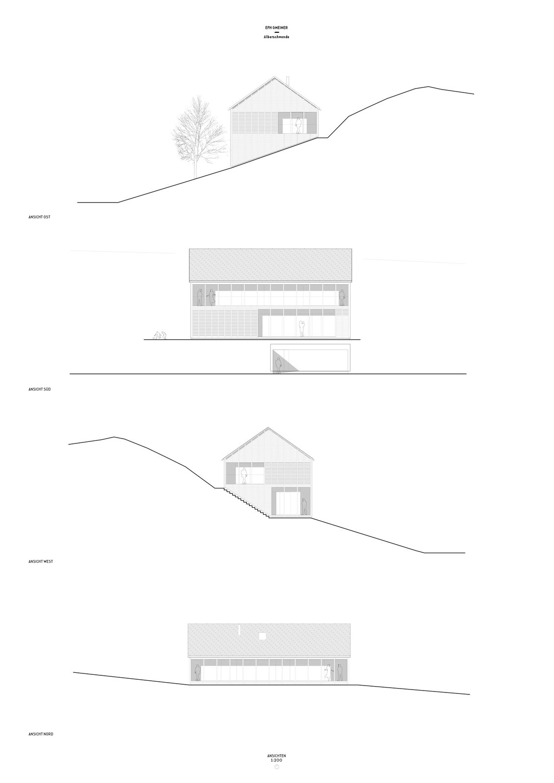 Höller House elevations