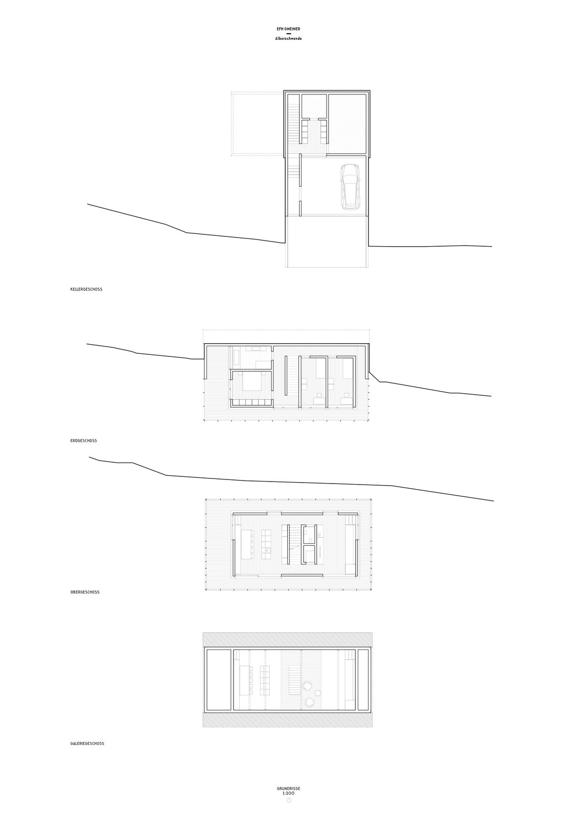 Höller House floor plans