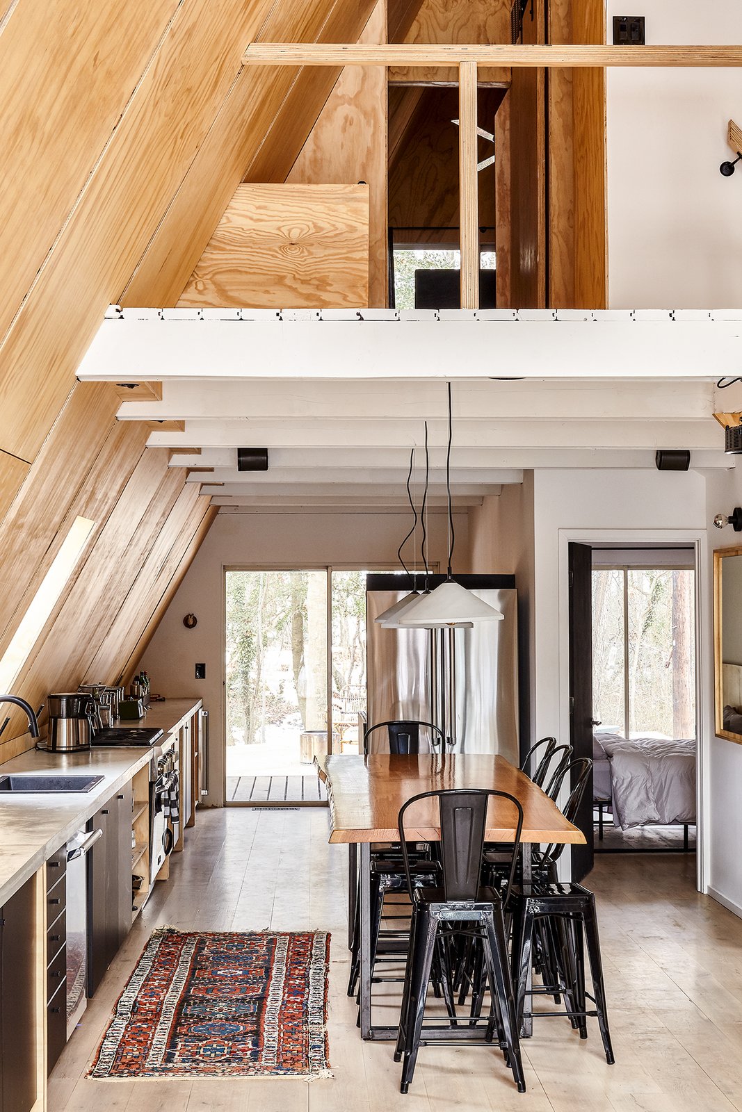 Kitchen and loft