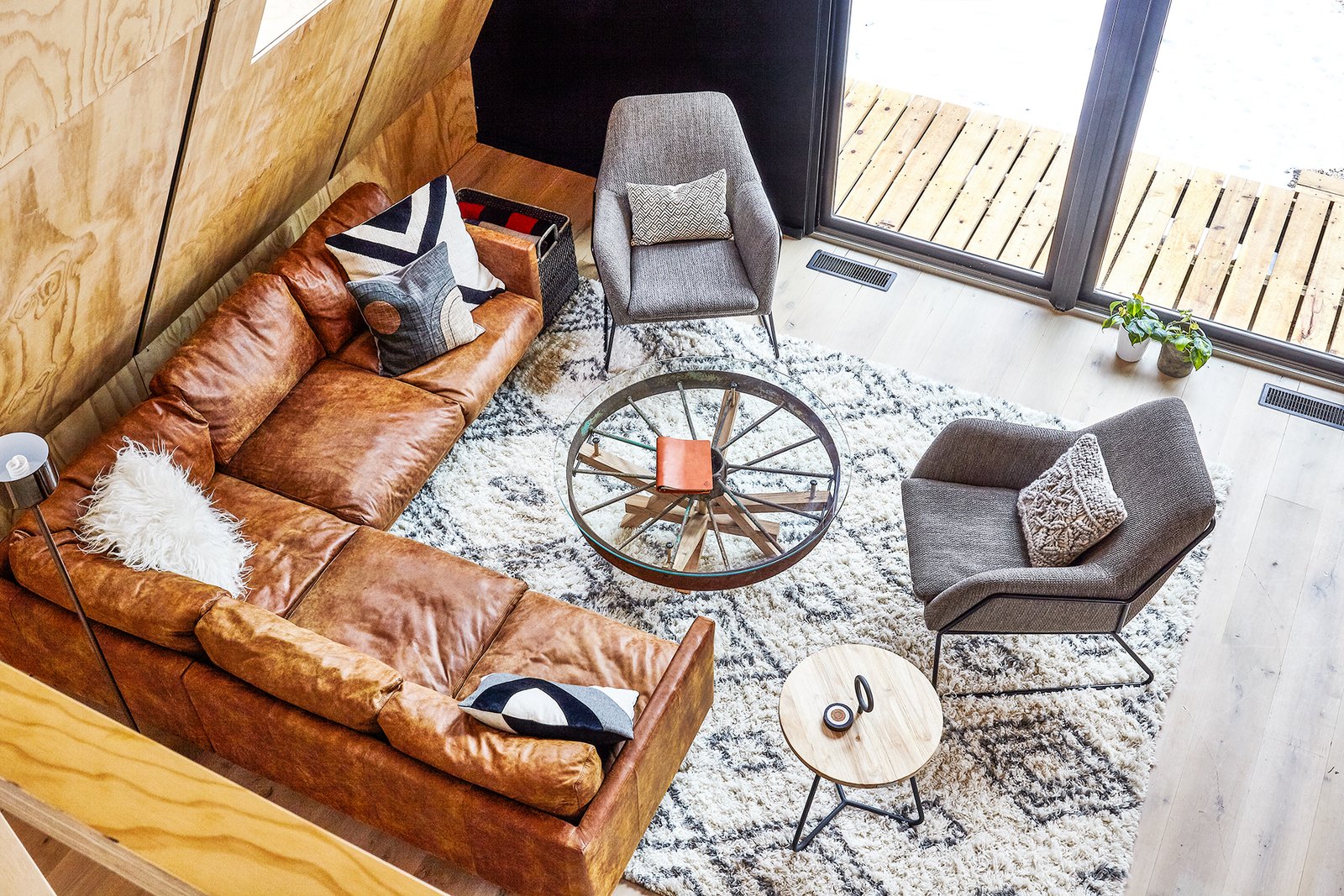 Living room from loft